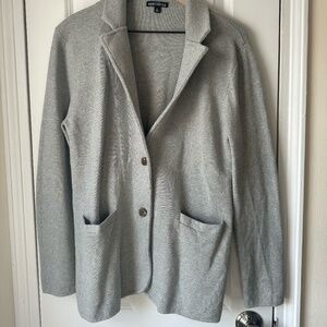 J. Crew Mercantile Gray Cotton Blazer Jacket
